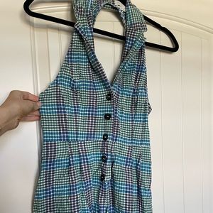 Plaid Romper.